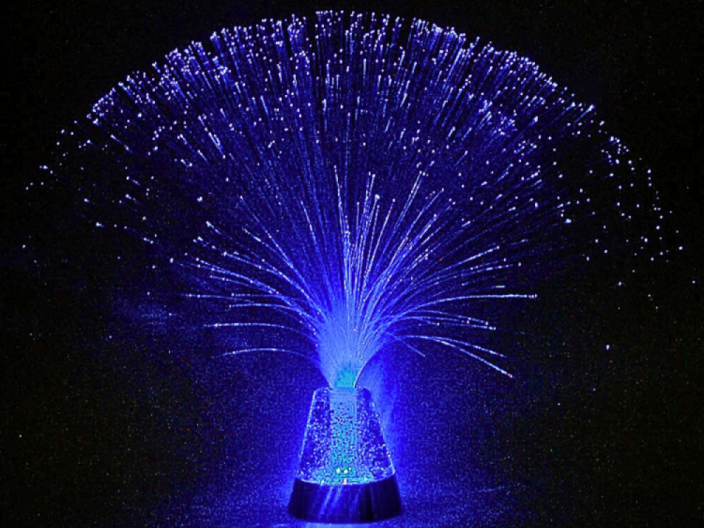Fibre Optic Spray Lamp – Glitter Base
