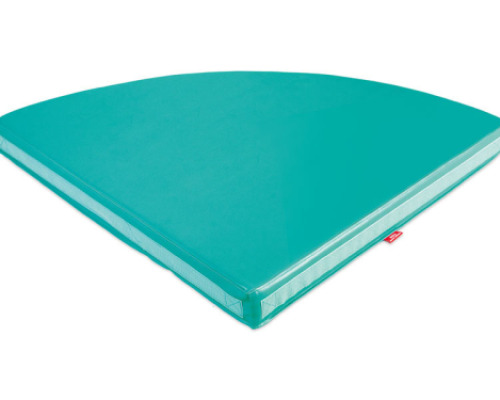 Corner mattress. Turquoise