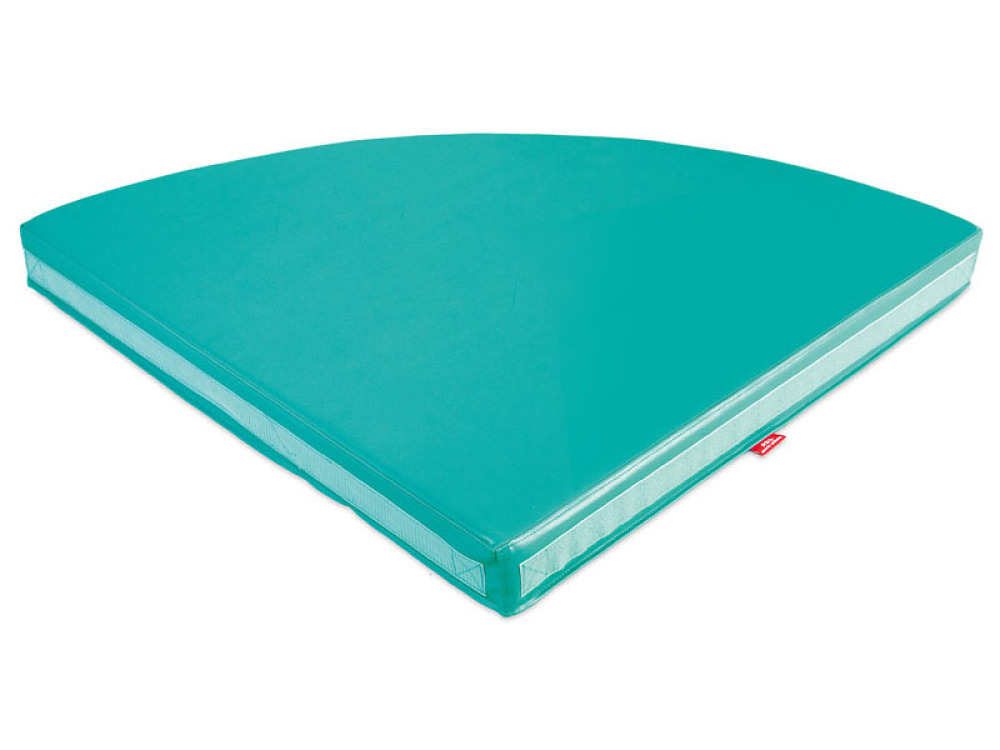 Corner mattress. Turquoise