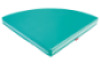 Corner mattress. Turquoise