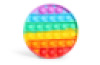 Pop Fidget Pad – Round, multicoloured