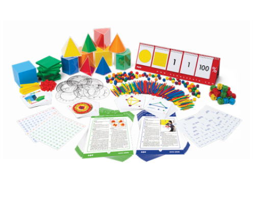 Set of mathematical teaching aids with lesson scenarios. Basic and advanced level