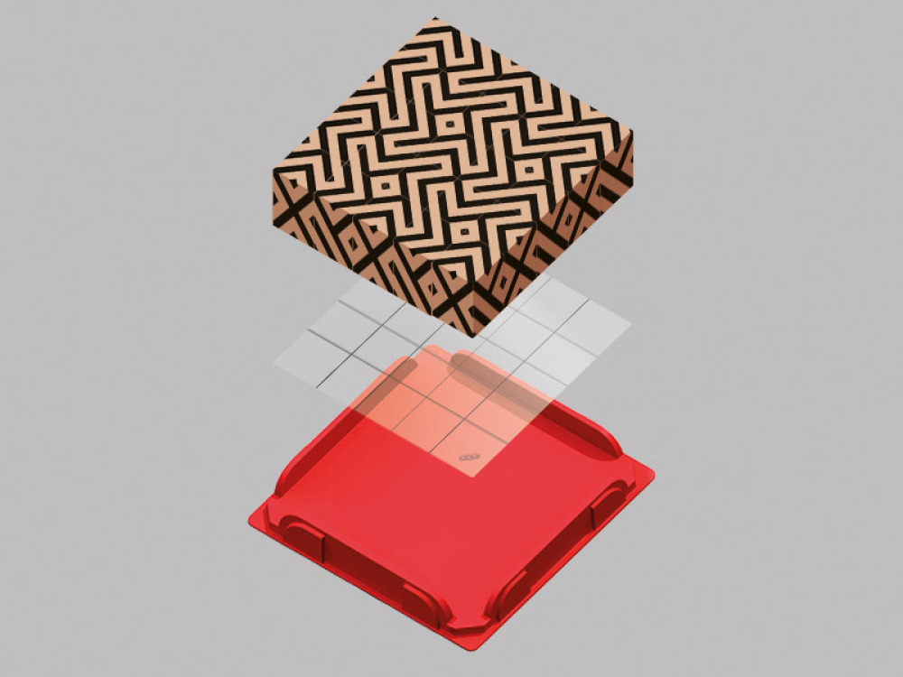 Logi-cube Zebra. Set of 25 cubes