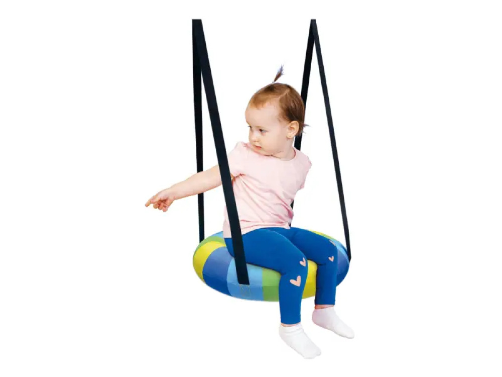 Inflatable boat. Therapeutic swing