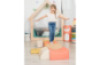 Foam obstacle course. Earth tones