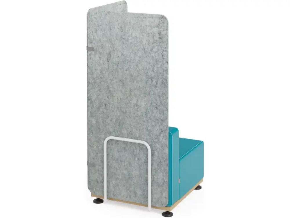 Wide Media Acoustic wall. Grey