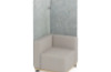 Wide Media Acoustic wall. Grey