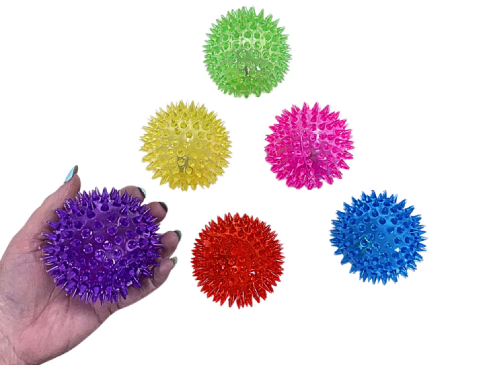 Flashing Spikey Light Up Ball