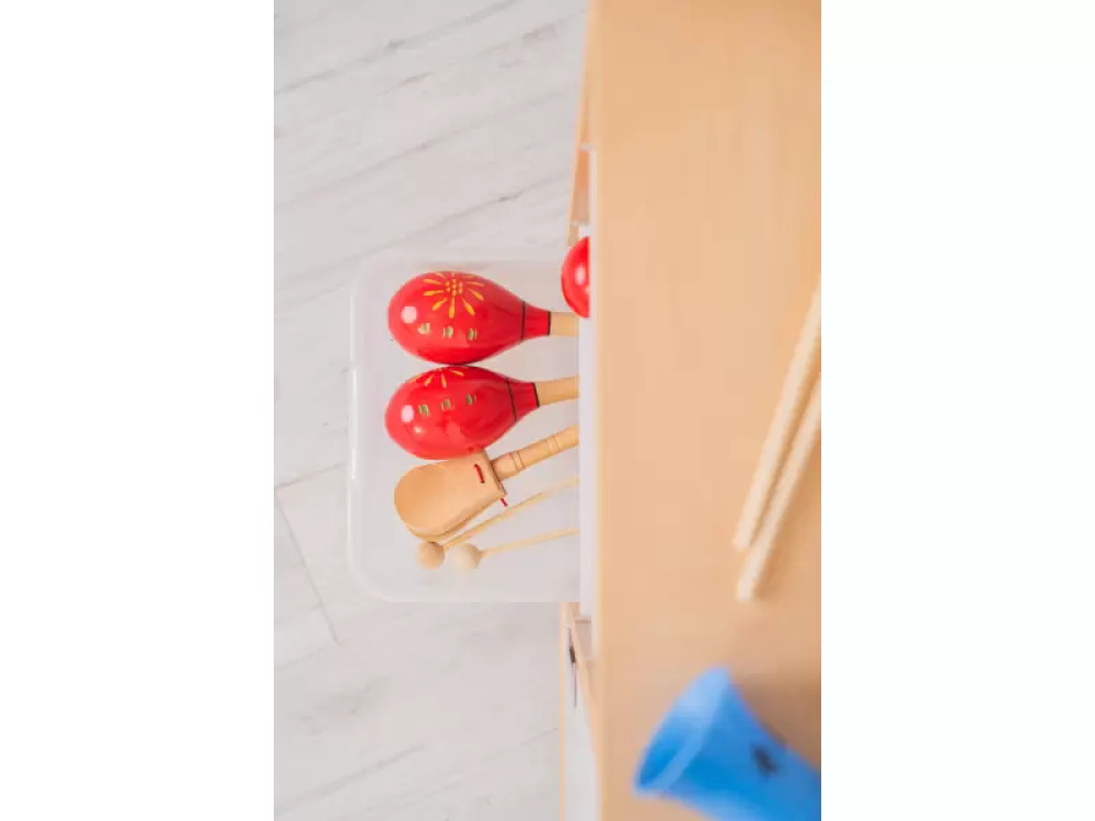 Mobile cabinet with a desk and magnetic board