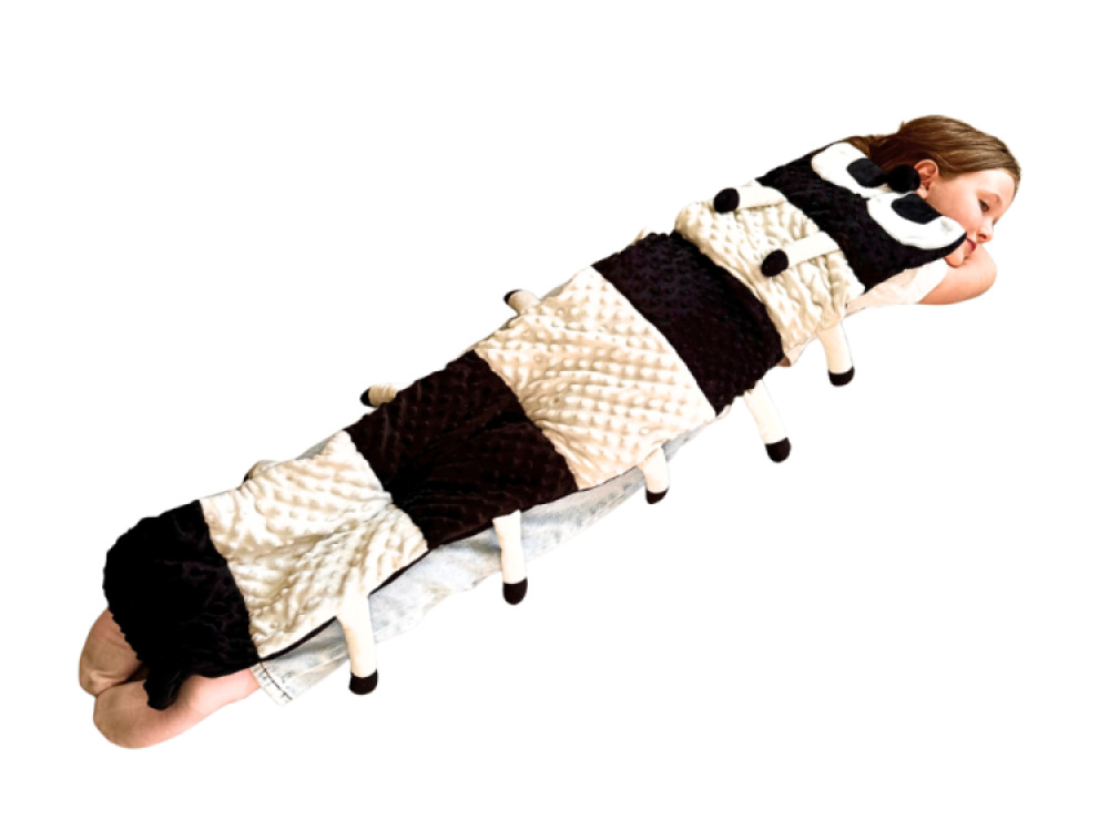 Black and White Weighted Caterpillar 2.5kg