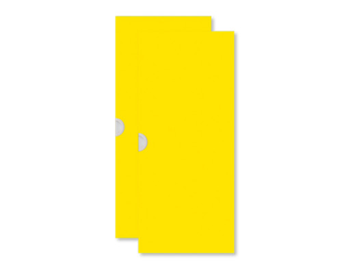 Cubo doors for lounger storage cabinet. Yellow
