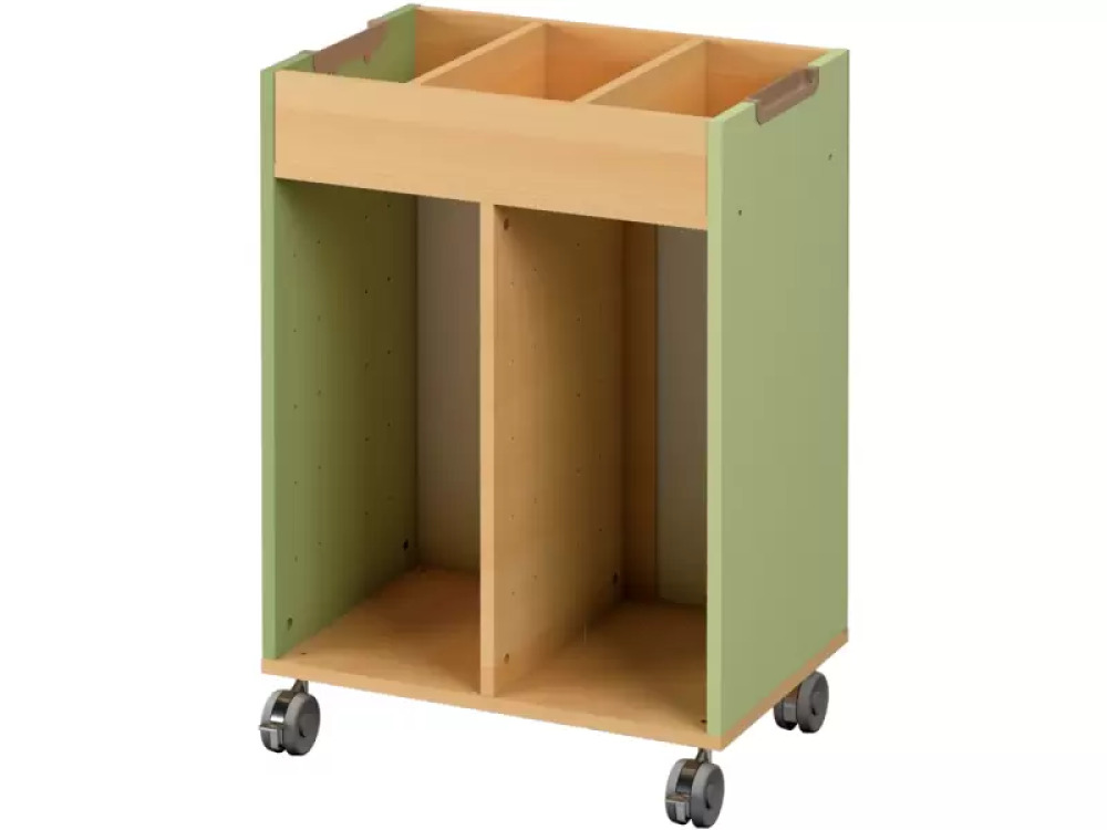 Mobile cabinet for containers - avocado