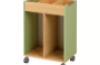 Mobile cabinet for containers - avocado