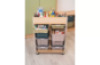 Mobile cabinet for containers - avocado