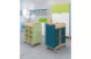 Mobile cabinet for containers - avocado