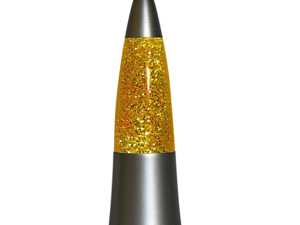Shake and Shine Glitter Lamp – Silver