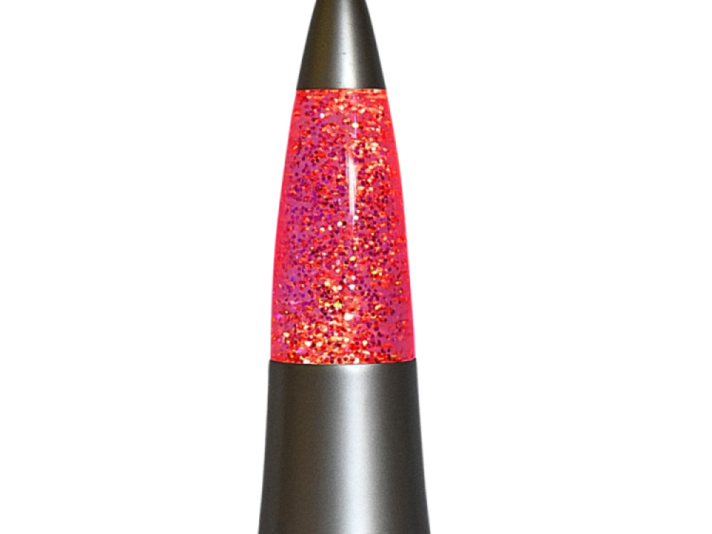 Shake and Shine Glitter Lamp – Silver