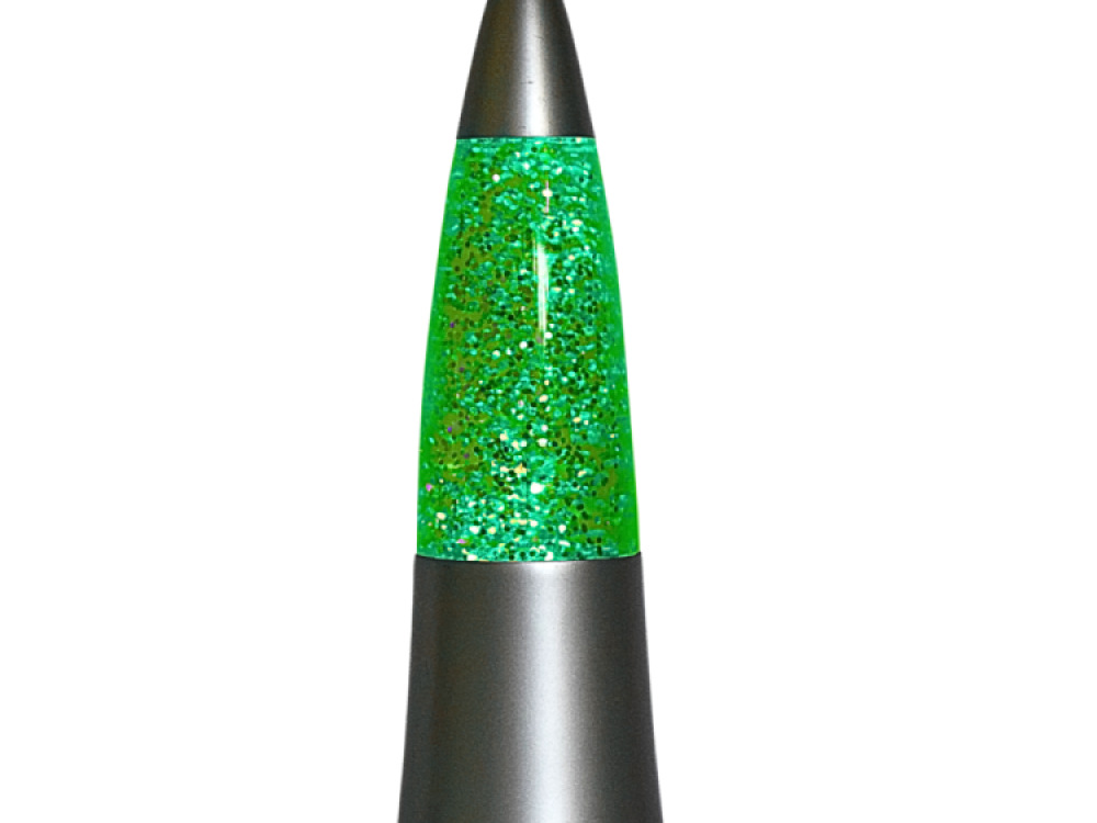 Shake and Shine Glitter Lamp – Silver