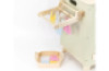 Laundry. Wooden activity corner