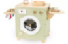 Laundry. Wooden activity corner