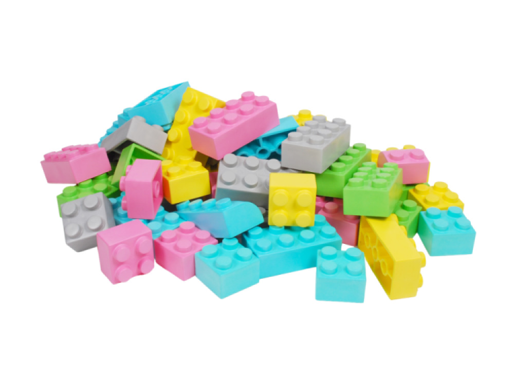 Wise Big Block Set Pastel Colours (42 Pieces)