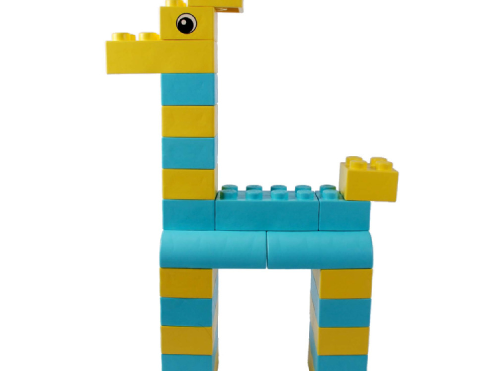 Wise Big Block Set Pastel Colours (42 Pieces)