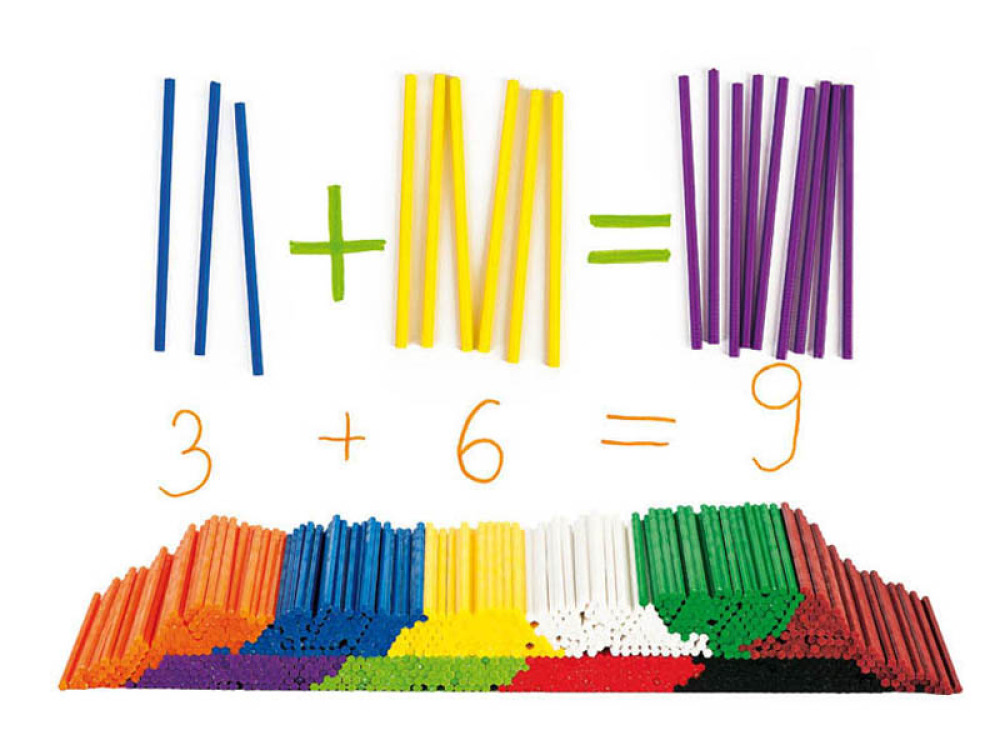 MATH counters & Worksheets Long sticks for counting