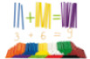 MATH counters & Worksheets Long sticks for counting