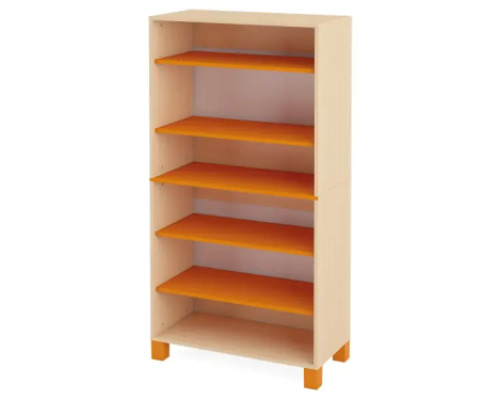 Tall cabinet with shelves. Orange. Fresh Collection