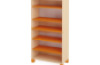 Tall cabinet with shelves. Orange. Fresh Collection