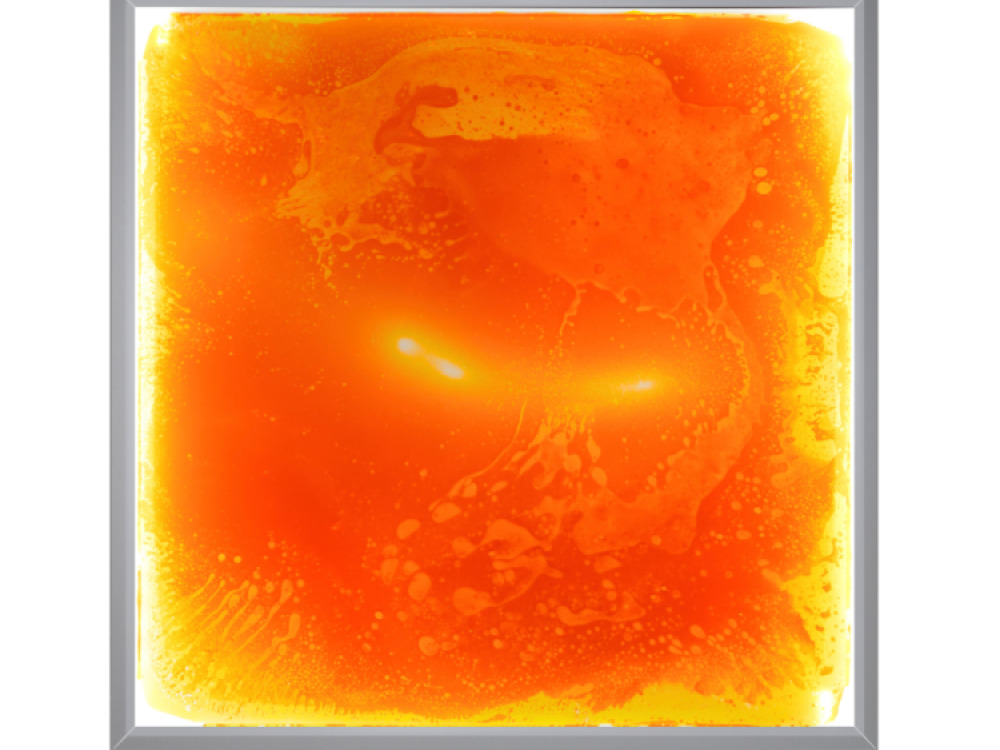 Light And Gel- Filled Floor Tile Orange – New Size
