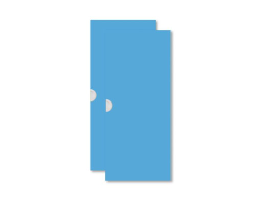 Doors for cot cabinet, 2 pcs. Azure blue. Cubo collection