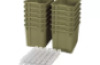 Extra large plastic containers with runners - eco light green - 12