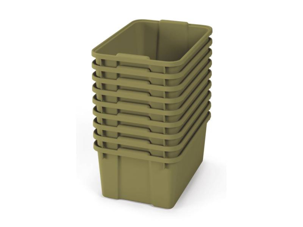 Big plastic containers - eco light green - 09