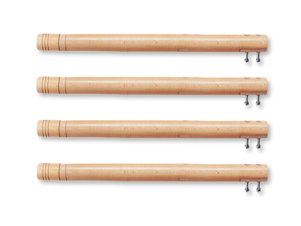 Wooden legs 3-4. Set of 4.