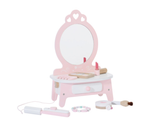 Mini wooden dressing table