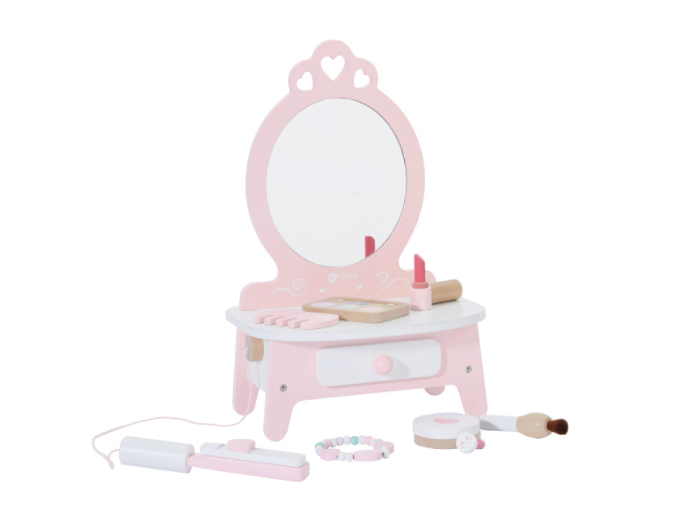 Mini wooden dressing table