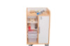 Mobile cabinet with a desk