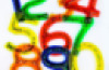 Squidgy Sparkly Numbers 10 Pack Sensory Gel Shapes, Glitter & Colourful Liquid, Squidgy Jelly Fidgeting Toy