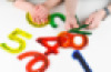 Squidgy Sparkly Numbers 10 Pack Sensory Gel Shapes, Glitter & Colourful Liquid, Squidgy Jelly Fidgeting Toy