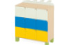 Wave with legs - Cabinet with compartments