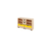 Storage Unit M with shelves + with deep wooden trays & container - Eko