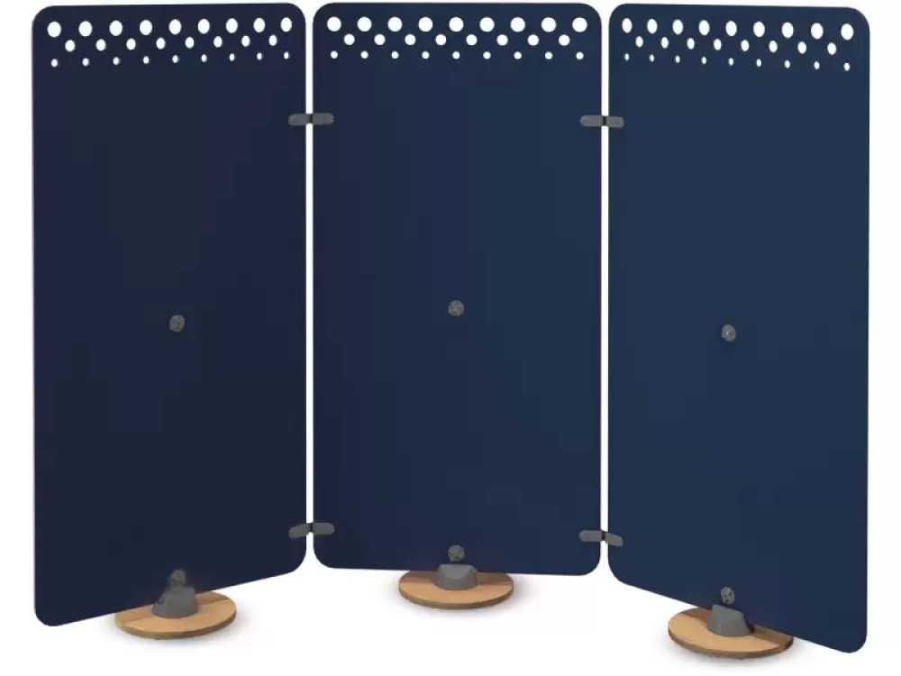 Tall acoustic screen - Navy