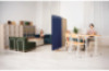Tall acoustic screen - Navy