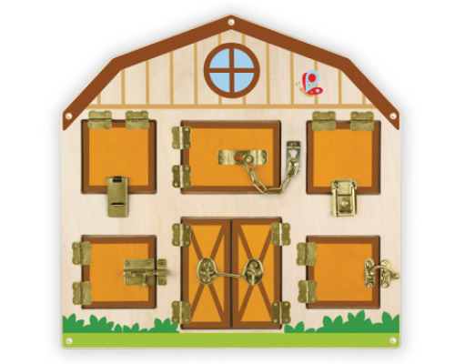 Magical house with locks