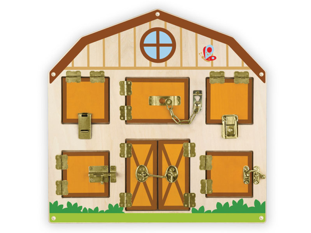 Magical house with locks