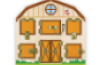 Magical house with locks