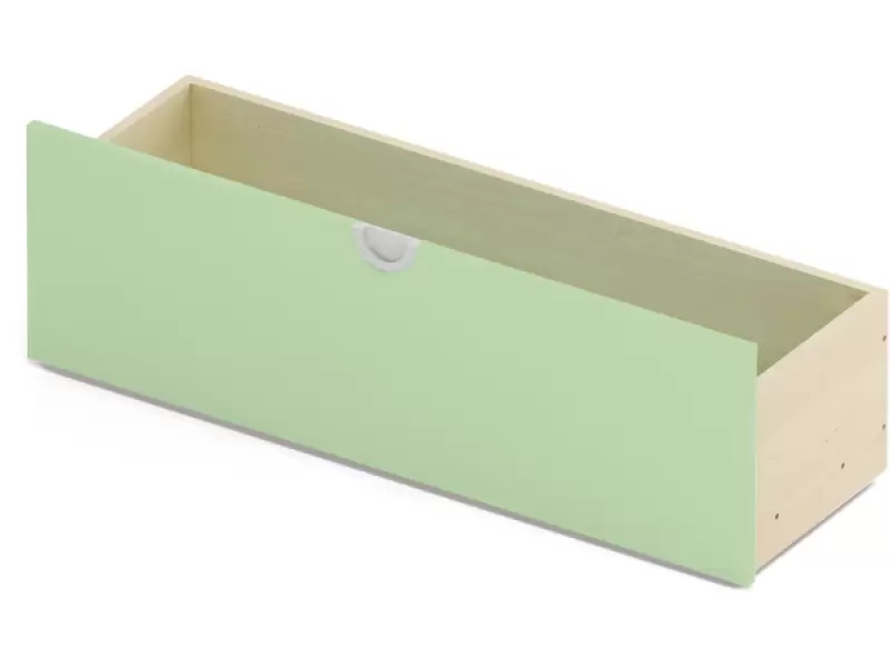 Cubo collection. Wide wheeled container - sage