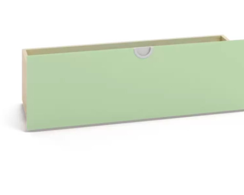 Cubo collection. Wide wheeled container - sage