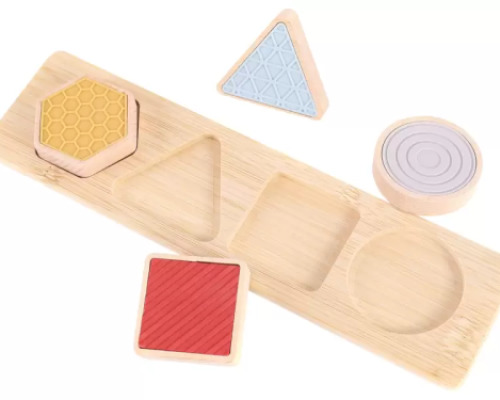 Sensory figures. Wooden puzzle